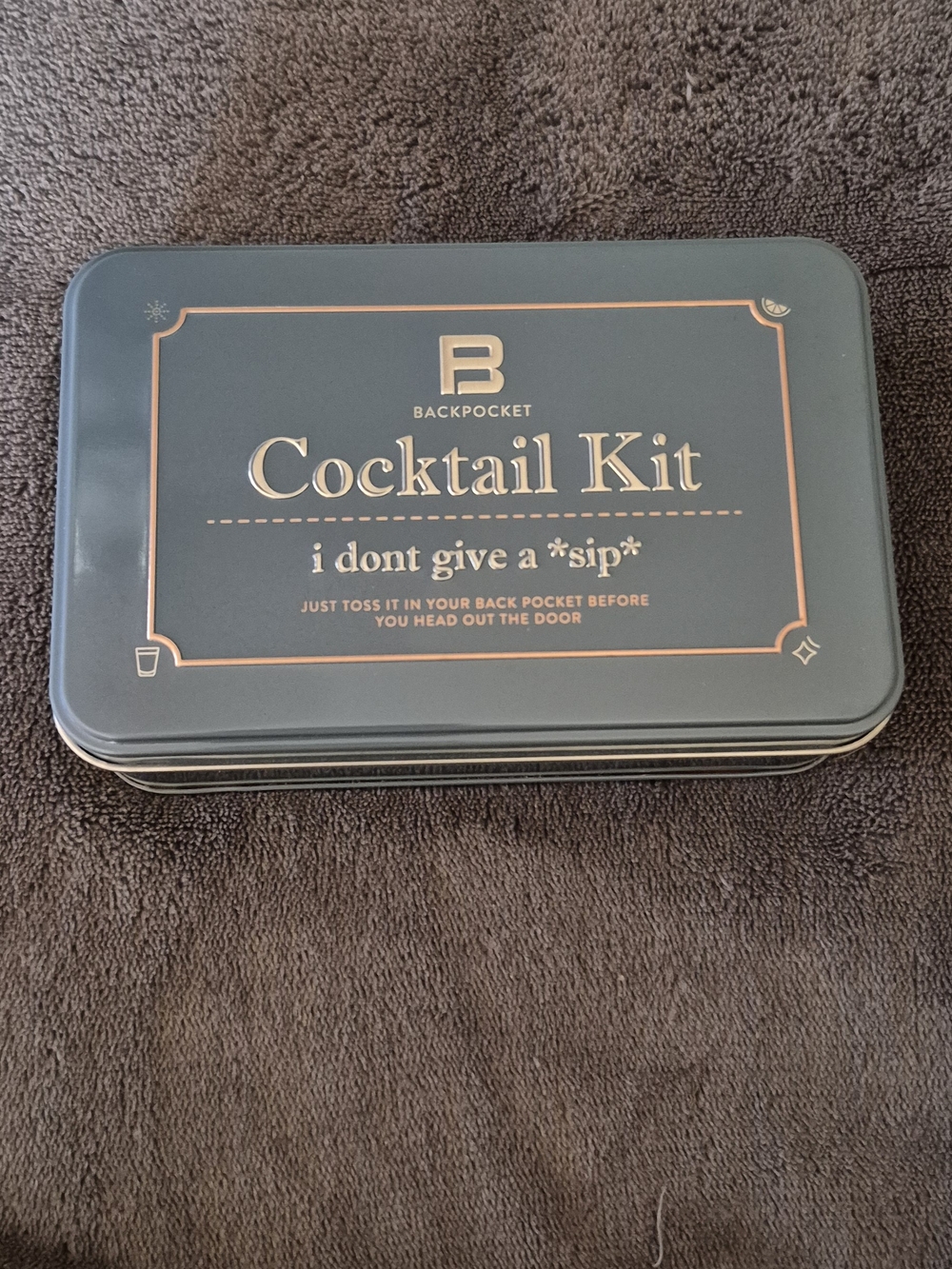 Cocktail Kit — Slate Blue Travel Mix Set